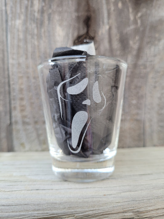 Ghost Face (Scream) 1.5 oz Shot Glass - Made to Order