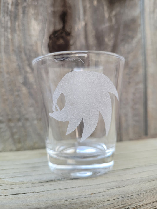 Knuckles 1.5 oz Shot Glass - Made to Order