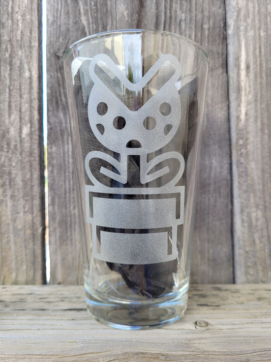 Piranha Plant Mario Pint Glass - Made to Order