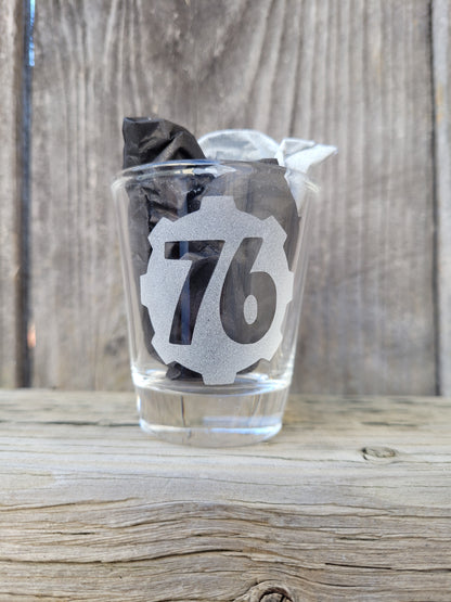 Vault 76 Fallout 1.5 oz Shot Glass - Made to Order