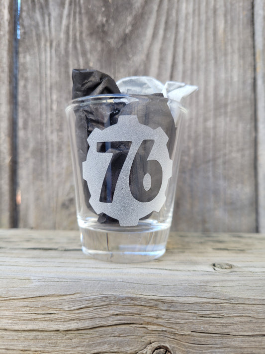 Vault 76 Fallout 1.5 oz Shot Glass - Made to Order