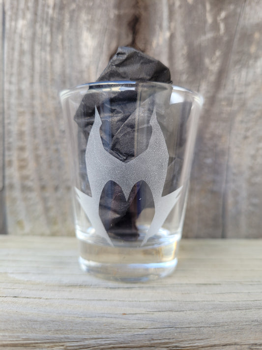 Maleficent Headdress 1.5 oz Shot Glass - Made to Order