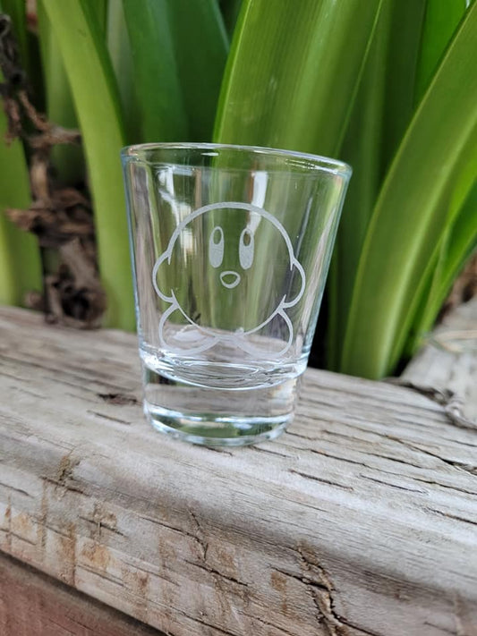 Kirby 1.5 oz Shot Glass- Made to Order