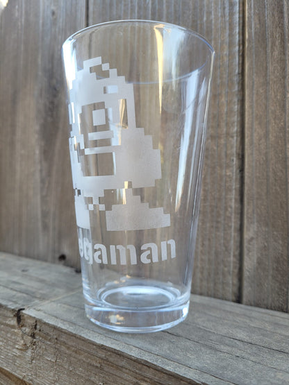 MegaMan 8Bit Pint Glass - Made to Order