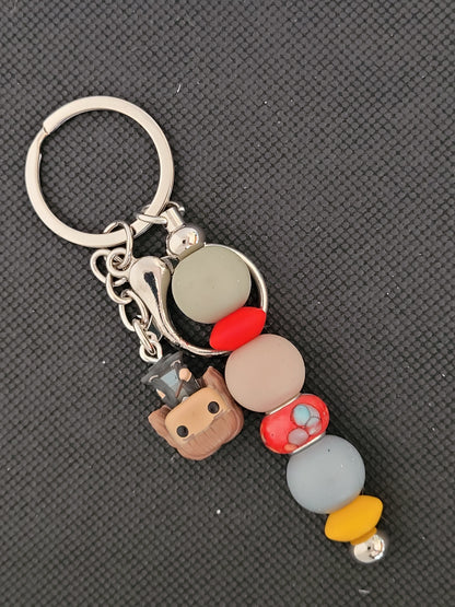 Hermione Granger Harry Potter bitty pop beaded keychain