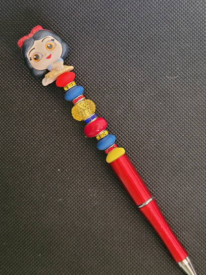 Doorables Snow White beaded writing pen