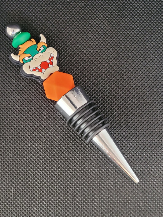Bowser beaded wine stopper