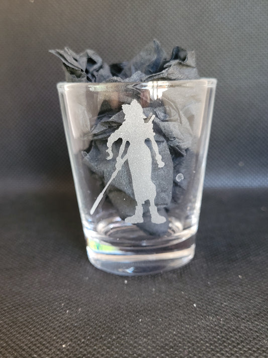 Aerith Final Fantasy VII 1.5 oz Shot Glass - Made to Order