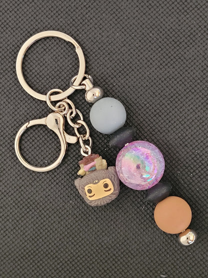 Hagrid Harry Potter bitty pop beaded keychain