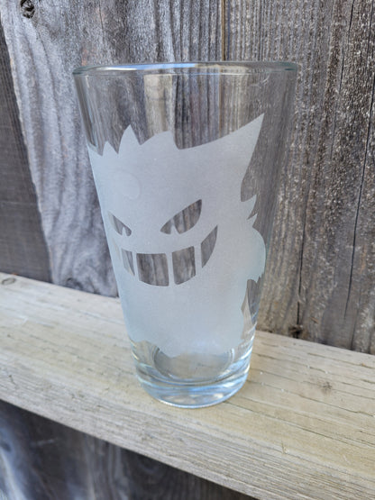Gengar Pint Glass - Made to Order