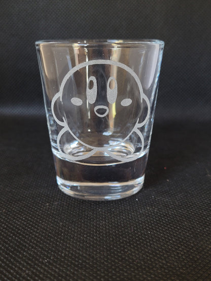 Kirby 1.5 oz Shot Glass- Made to Order