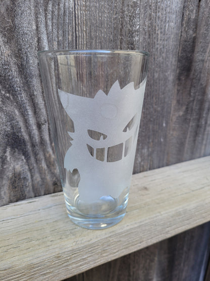 Gengar Pint Glass - Made to Order