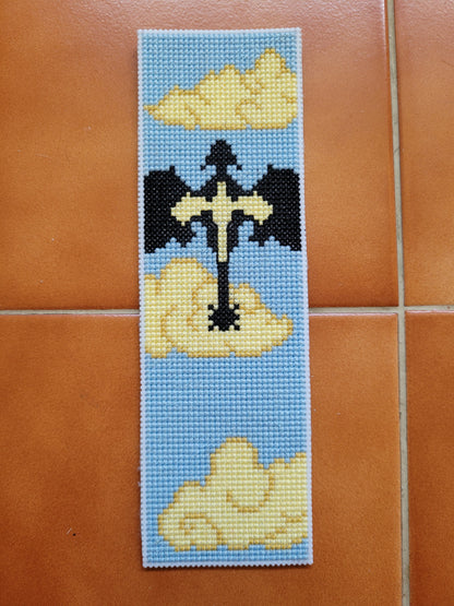 Dragons cross stitch bookmark