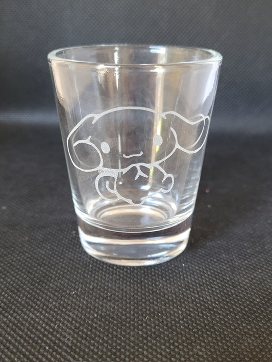 Cinnamonroll sanrio 1.5 oz Shot Glass - Made to Order