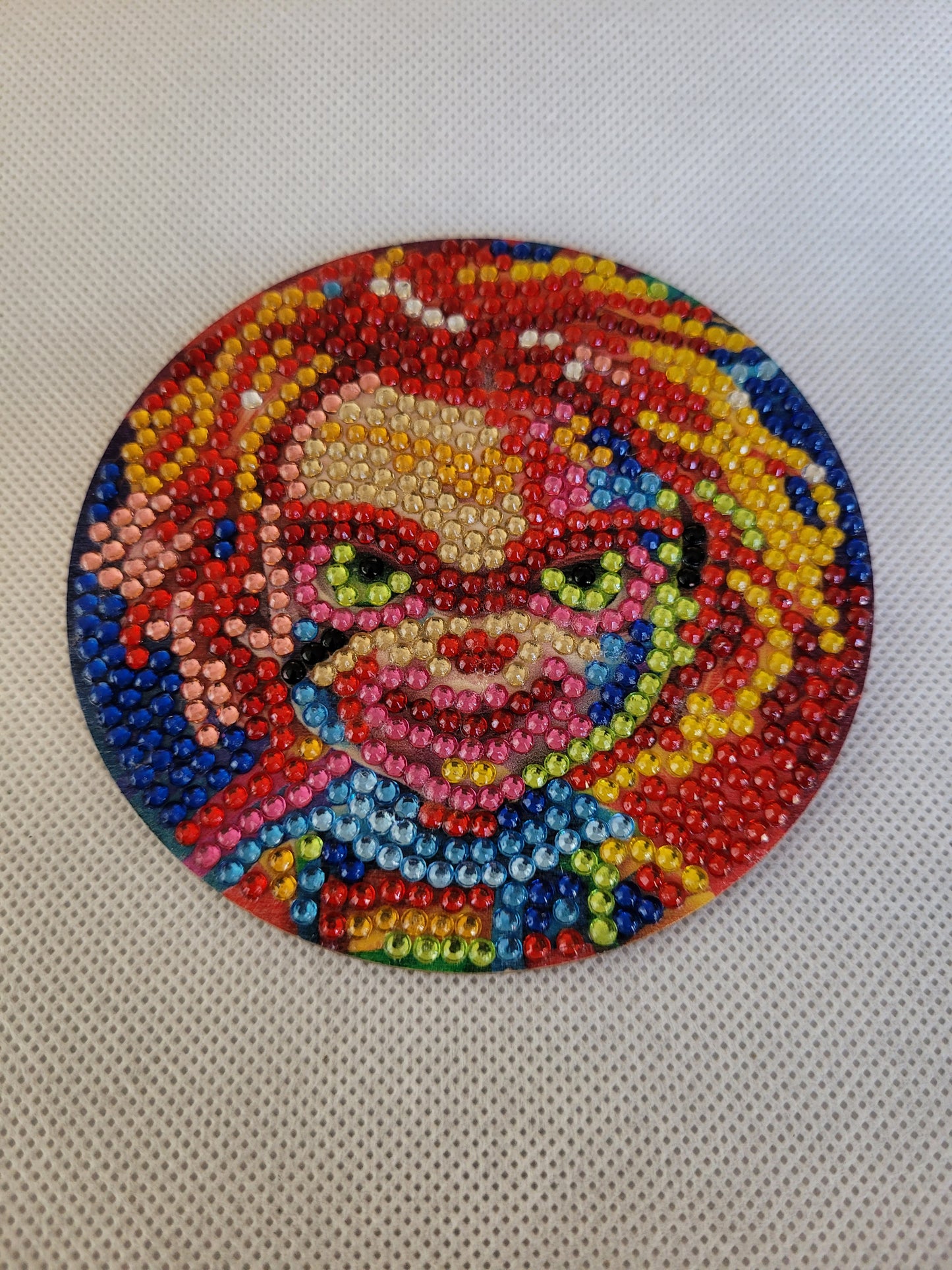 Chucky doll gem coaster