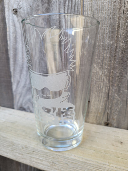 Satoru Gojo Pint Glass - Made to Order