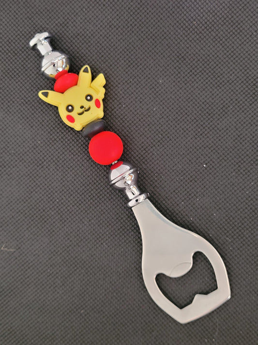 Pikachu beaded bottle opener