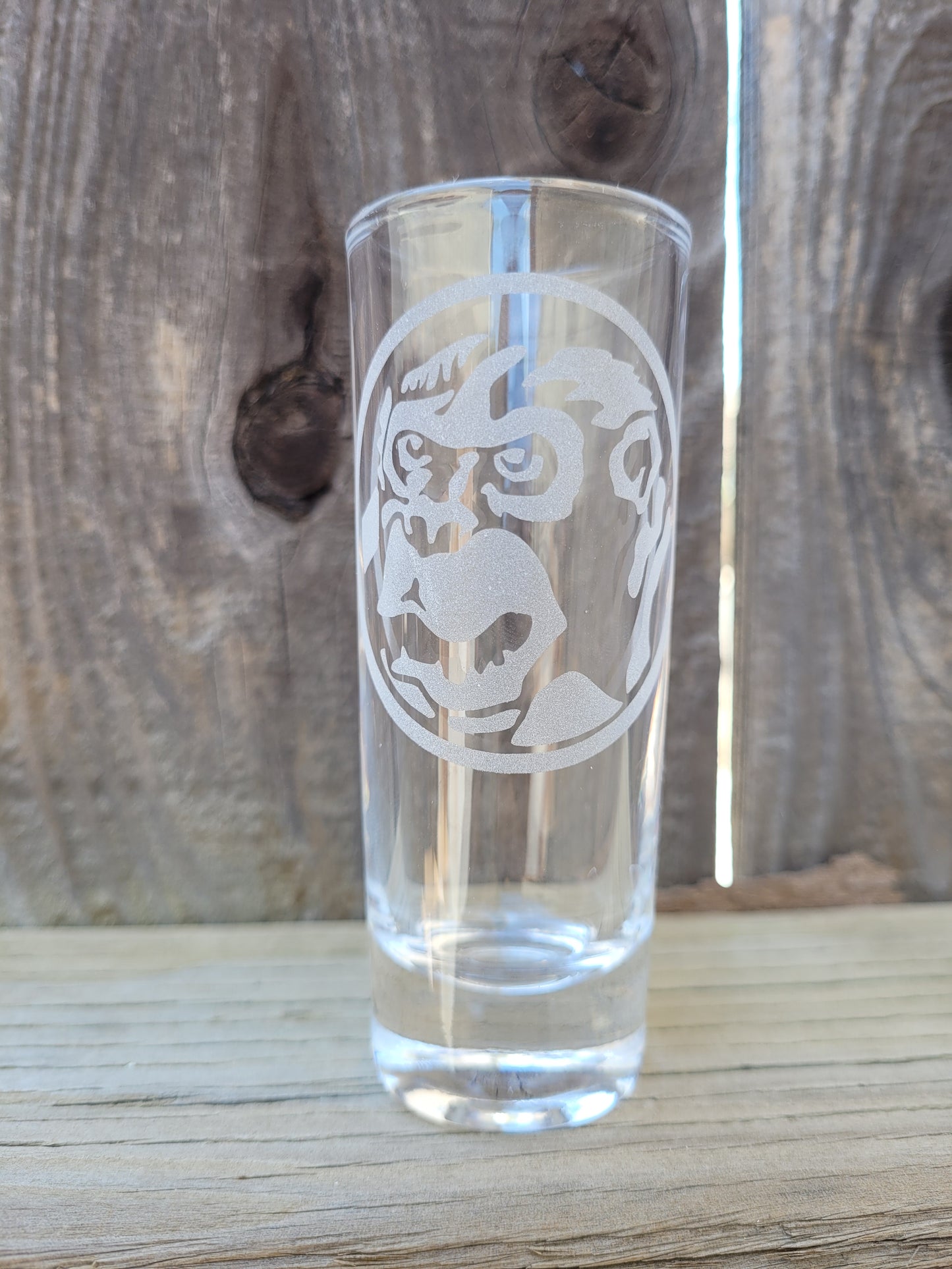 Power Rangers Ape power coin 2 oz Shot Glass - Made to Order