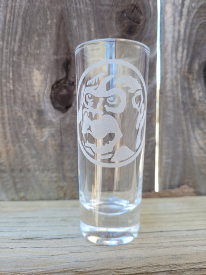 Power Rangers Ape power coin 2 oz Shot Glass - Made to Order