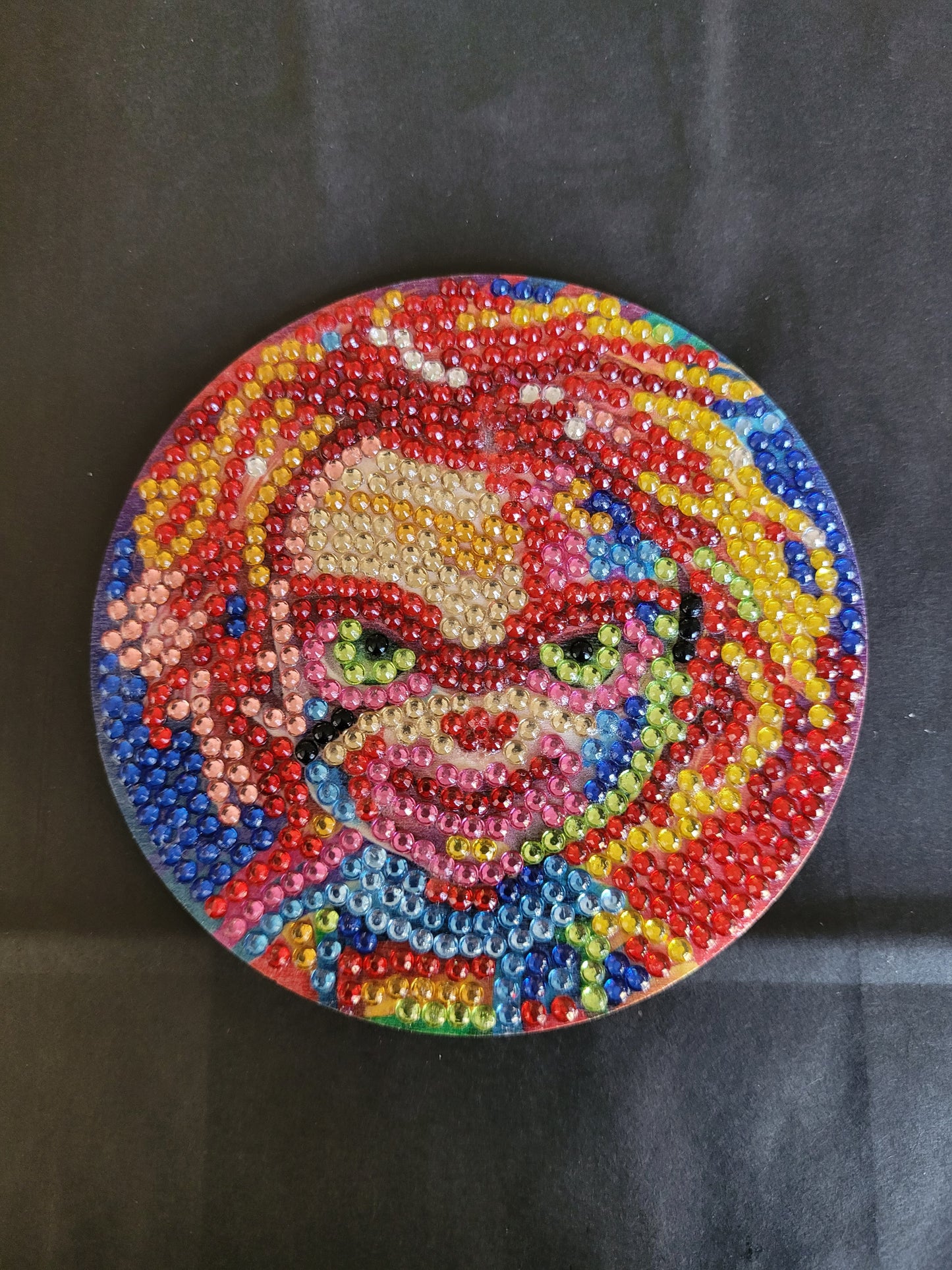 Chucky doll gem coaster