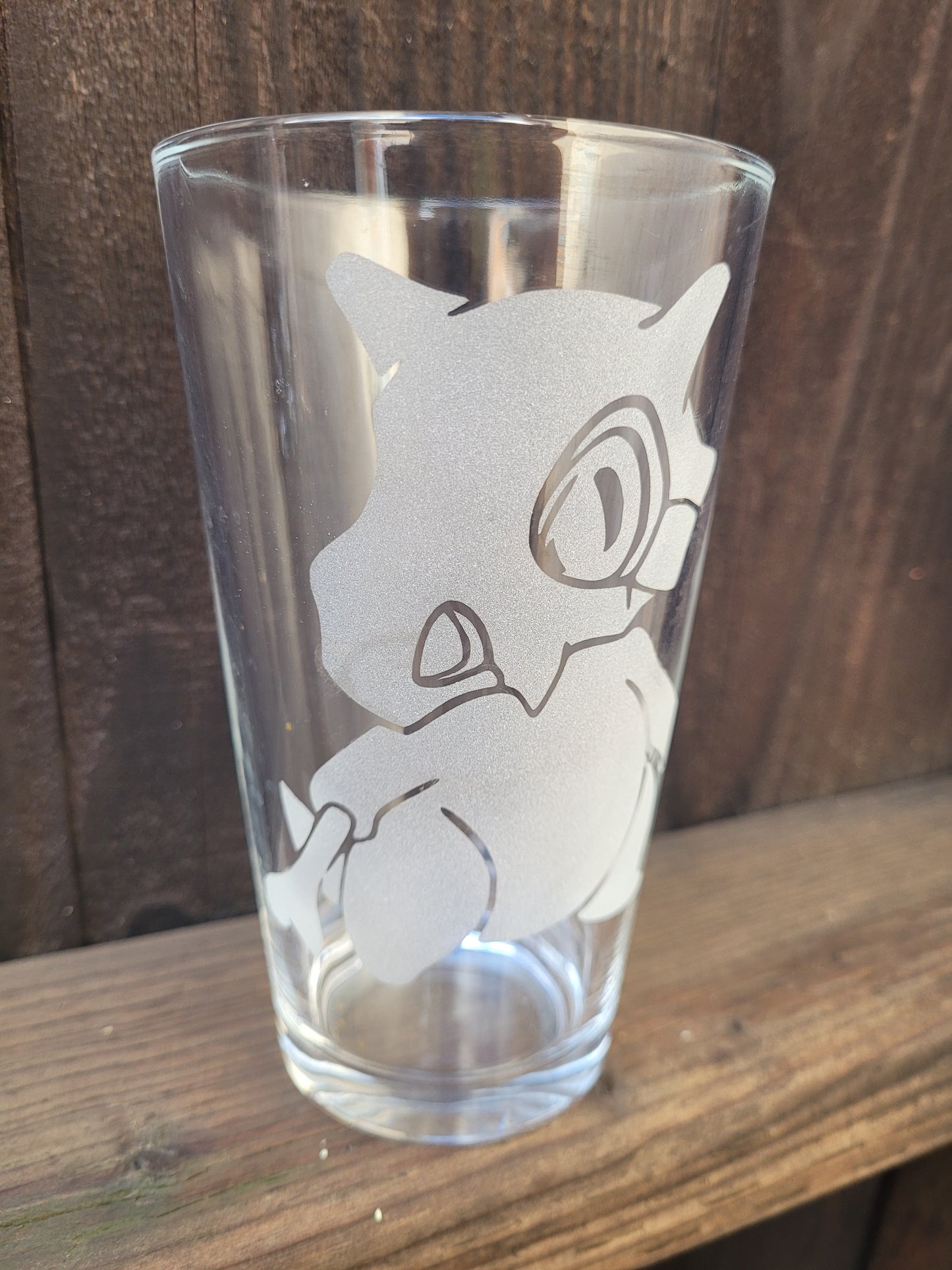 Cubone Pokémon Pint Glass - Made to Order