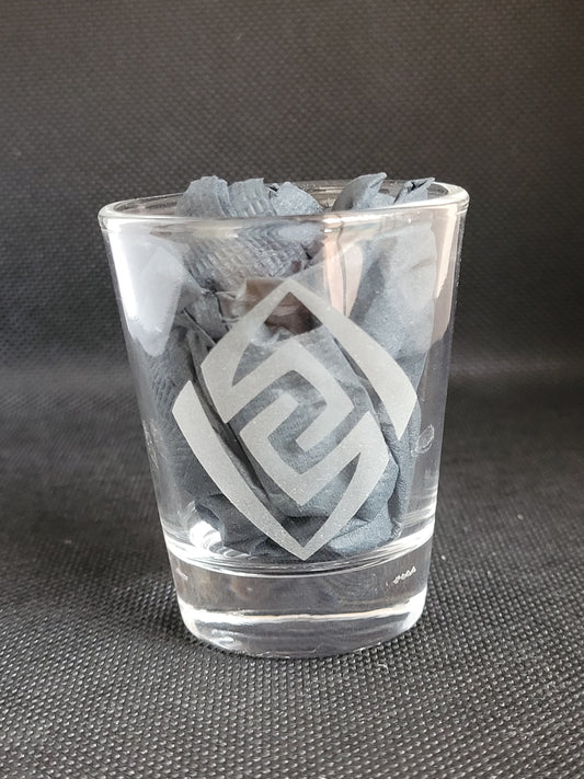 Genshin Impact Geo 1.5 oz Shot Glass - Made to Order