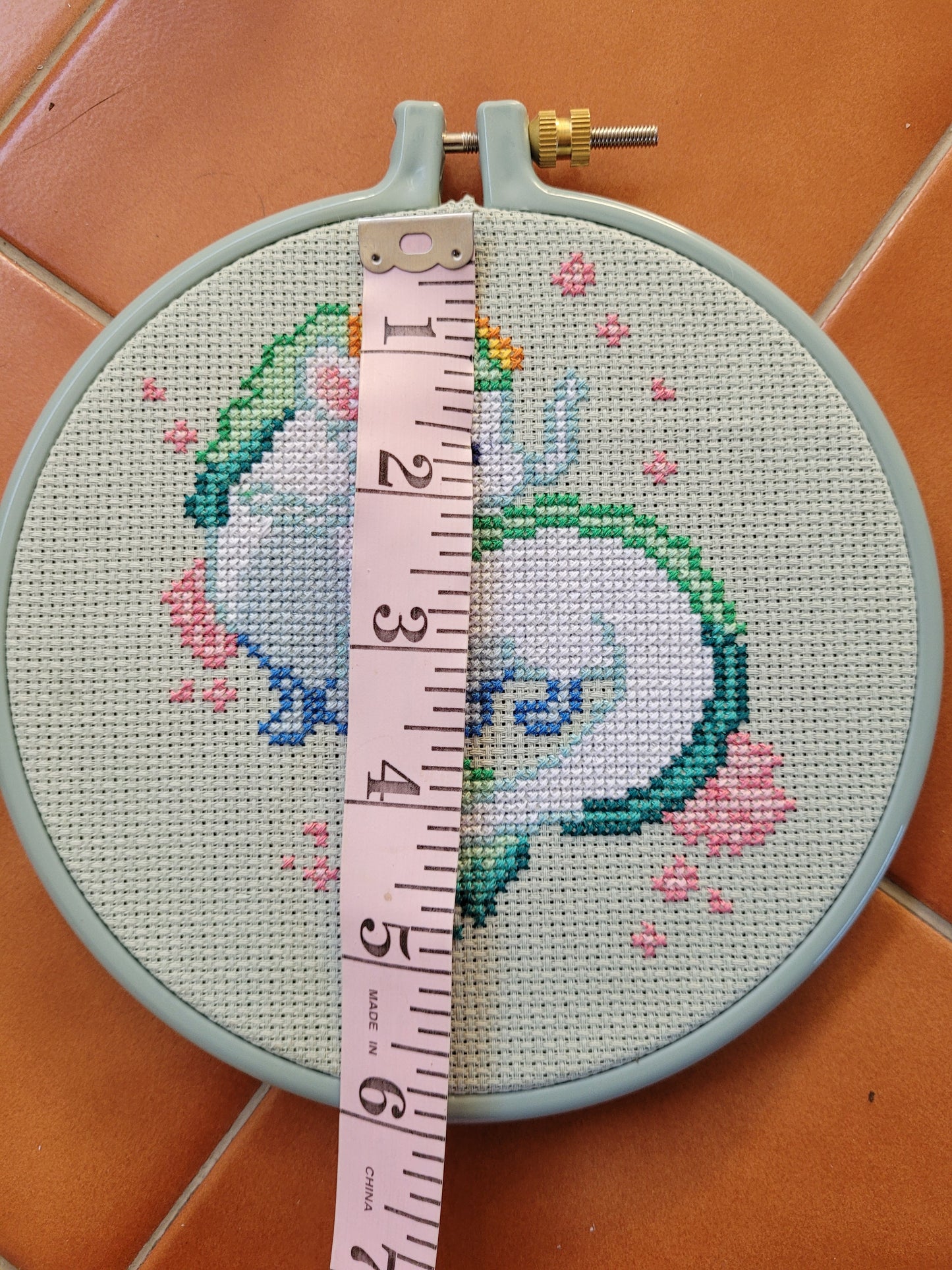Chibi dragon haku cross stitch