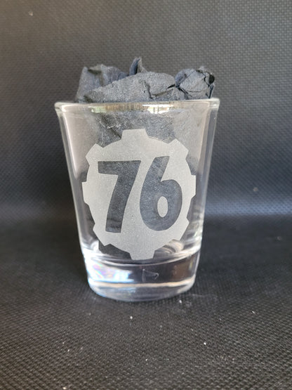 Vault 76 Fallout 1.5 oz Shot Glass - Made to Order