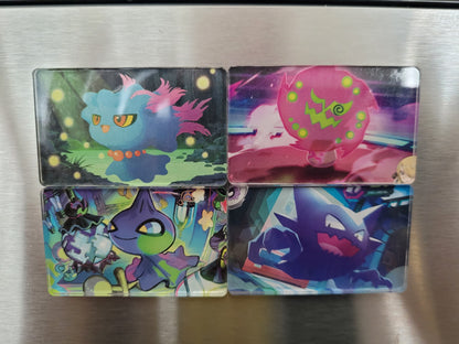 Spooky Pokémon card Magnet set