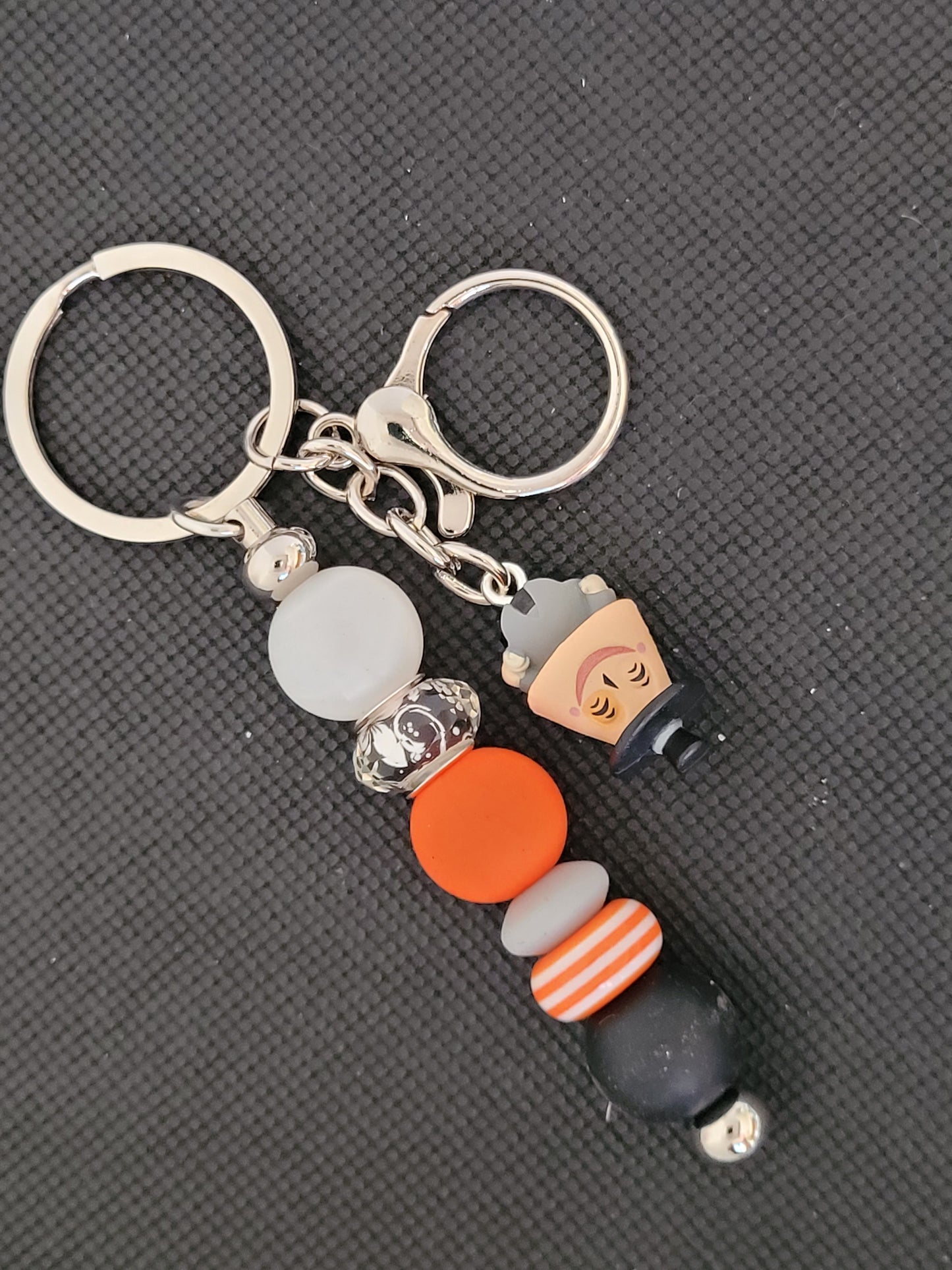 The Mayor nightmare before Christmas bitty pop beaded keychain