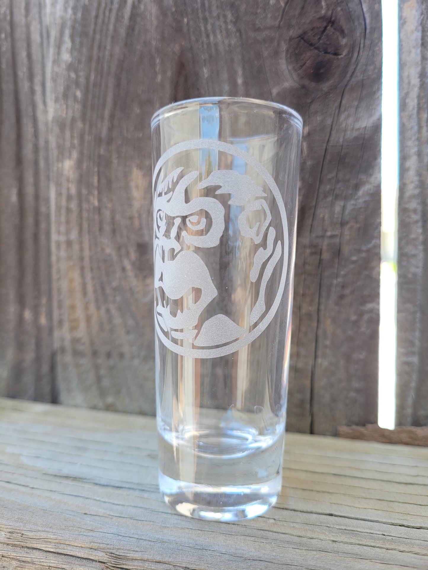 Power Rangers Ape power coin 2 oz Shot Glass - Made to Order