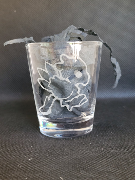 Chocobo 1.5 oz Shot Glass - Made to Order