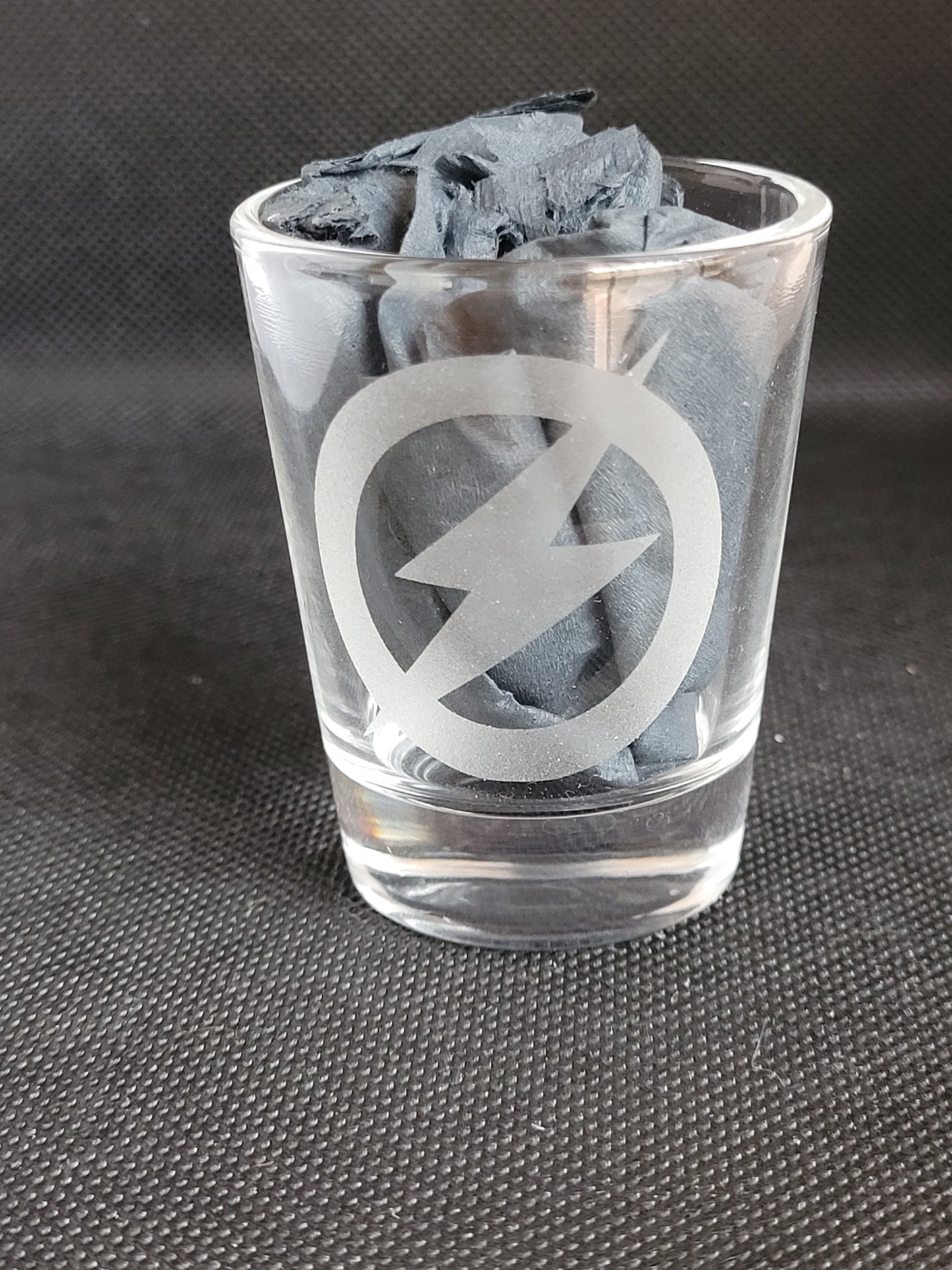 The Flash 1.5 oz Shot Glass - Made to Order