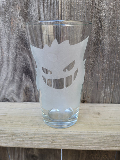 Gengar Pint Glass - Made to Order