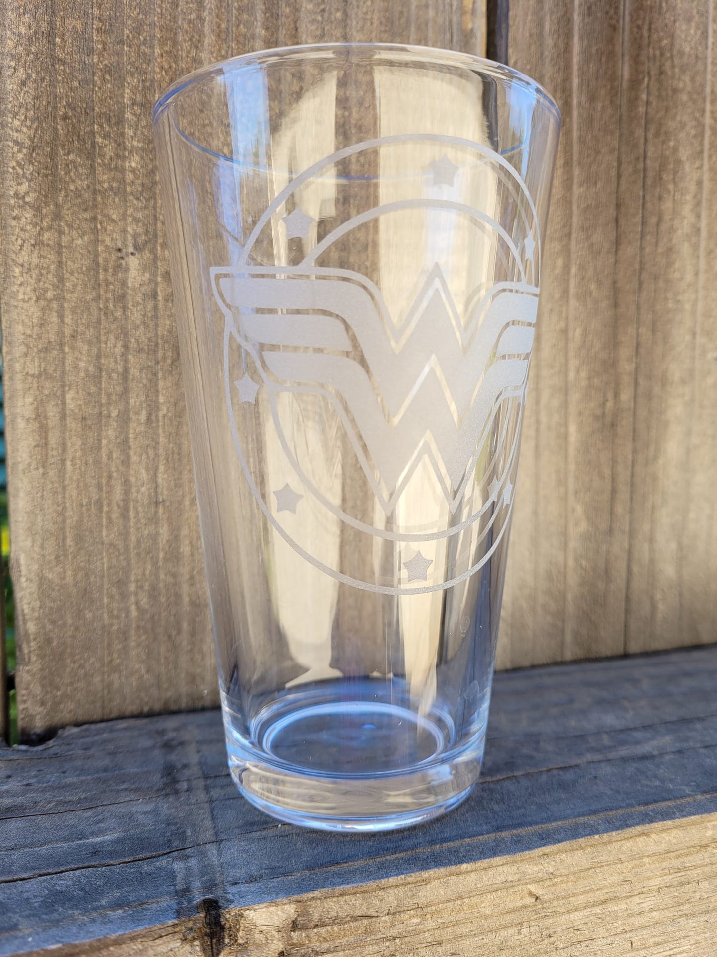 Wonder Woman Pint Glass - Made to Order