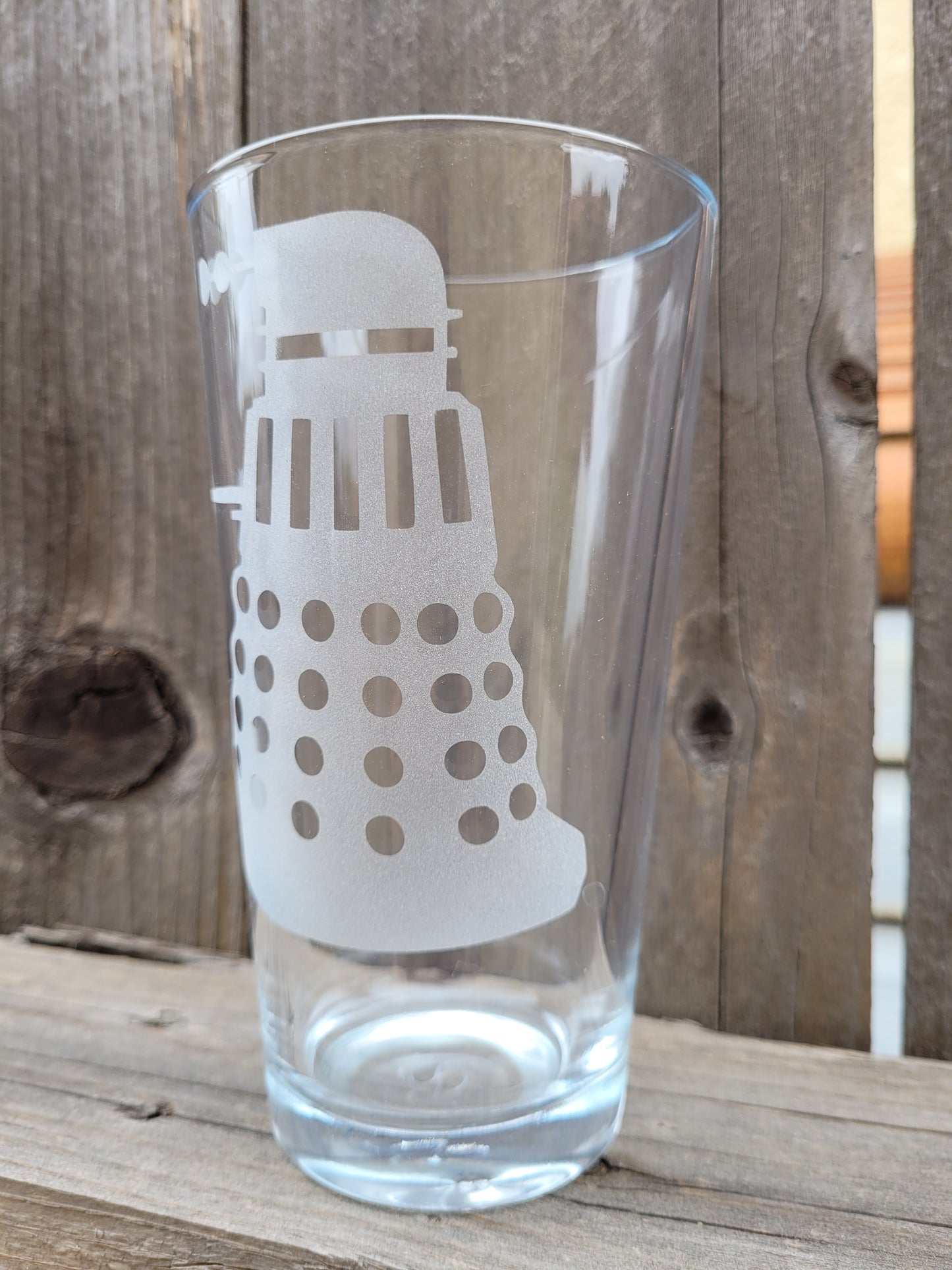 Dalek Pint Glass - Made to Order