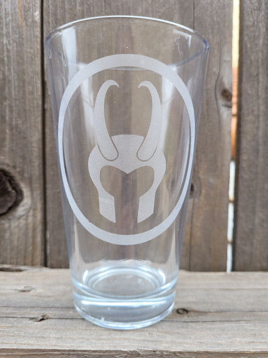 Loki Pint Glass - Made to order