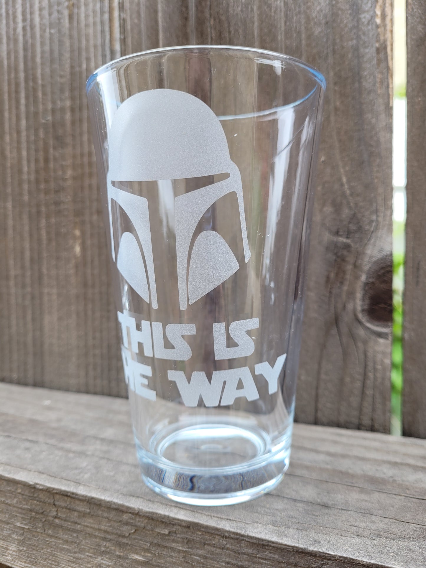 This is the Way (Mandalorian) Pint Glass - Made to Order
