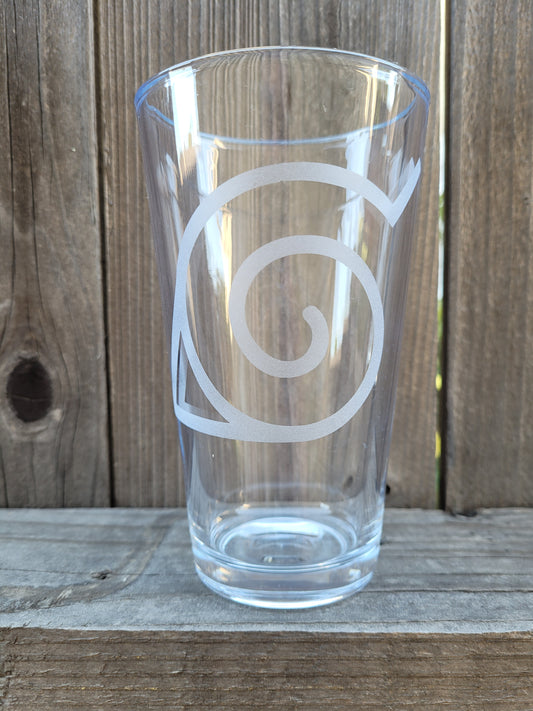 Leaf Village (Naruto) Pint Glass - Made to Order
